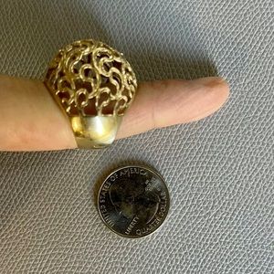 14K Yellow Gold Special Design Ring (8-8.5)